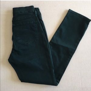 NYDJ Hunter Green Skinny Jeans